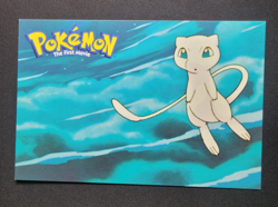 1999 Pokemon The First Movie 1 of 3 Warner Bros. Post Card Mew Art PL-NM - Image 3
