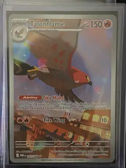 Pokemon Blaziken Talonflame Holo Full Art 2 Card Lot 192/182 091/088 - Image 2