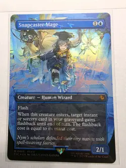 Snapcaster Mage MTG (Borderless (Chocobo Track Foil) FINAL FANTASY 0469 Mythic - Image 1