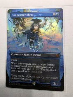 Snapcaster Mage MTG (Borderless (Chocobo Track Foil) FINAL FANTASY 0469 Mythic - Image 2