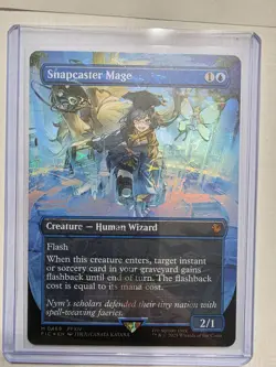 Snapcaster Mage MTG (Borderless (Chocobo Track Foil) FINAL FANTASY 0469 Mythic - Image 3