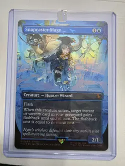 Snapcaster Mage MTG (Borderless (Chocobo Track Foil) FINAL FANTASY 0469 Mythic - Image 4