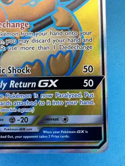 Dedenne GX 195/214 Unbroken Bonds Full Art Pokemon Card - Image 4