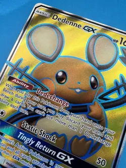 Dedenne GX 195/214 Unbroken Bonds Full Art Pokemon Card - Image 5