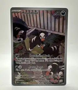 Houndour - 204/197 - Illustration Rare - Pokemon Card S&V Obsidian Flame - NM - Image 1