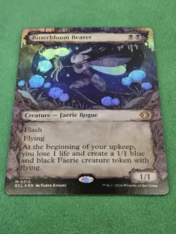 MTG Bitterbloom Bearer - Showcase - Foil - Lorwyn Eclipsed - Magic the Gathering - Image 3