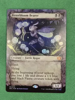 MTG Bitterbloom Bearer - Showcase - Foil - Lorwyn Eclipsed - Magic the Gathering - Image 4