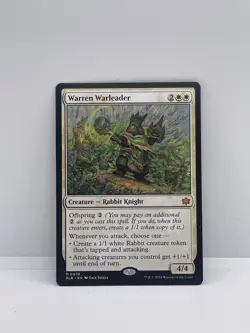 Warren Warleader Bloomburrow 38 Regular NM, White Creature Mythic, MTG - Image 1
