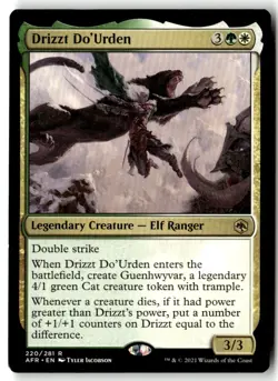 MTG Drizzt Do'Urden [AFR - 220] LP 4-72 - Image 1
