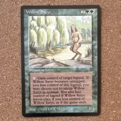 Willow Satyr, Legends, Green Creature, Magic the Gathering - Image 1