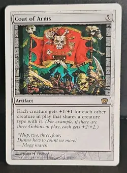 Mtg 🔥🔥 Coat of Arms 🔥🔥 8th Edition Regular MT/NM🌟RARE🌟 Magic The Gathering - Image 1
