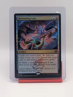 Resonating Lute [Foil] #221 Magic Secrets of Strixhaven - Image 1