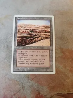 Strip Mine 4th Edition MTG LP - Image 1