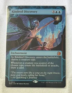 Kindred Discovery Wilds of Eldraine (#22, Borderless) Regular MTG NM!! - Image 1