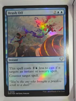Brush Off (FOIL) - U39 - MTG - Secrets of Strixhaven (SOS) - Image 1