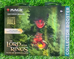 MTG LOTR Collector Booster Omega Box Pack Sealed Lord of the Rings Magic - Image 1
