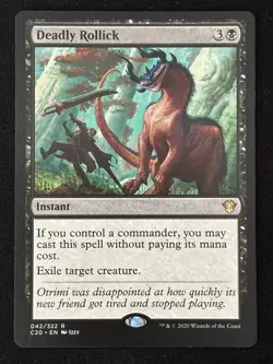 1x MTG Deadly Rollick - Commander 2020 (C20) #42 - Magic the Gathering - Image 1