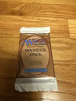 MTG - Revised Booster Pack - Magic the Gathering, Factory Sealed 1994 - Unopened - Image 1