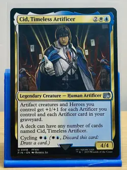 Cid, Timeless Artificer (0418) Final Fantasy Regular MTG - Image 1