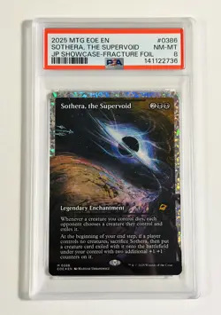 PSA 8 Sothera, the Supervoid (Showcase) (Fracture Foil) Edge of Eternities Foil - Image 1