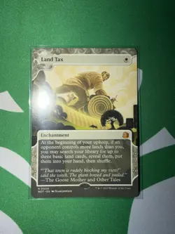 Magic: The Gathering Land Tax Enchantment Wilds of Eldraine Mythic White M0009 - Image 1
