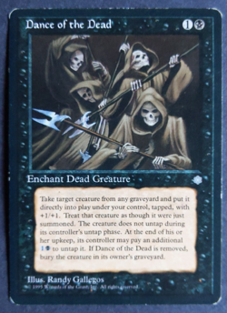 Dance of the Dead | MTG Ice Age | NM | Black Enchantment | - Image 1