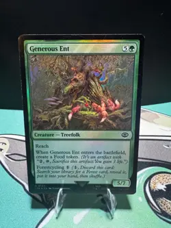 Generous Ent 169 UB: LOTR Magic: The Gathering Foil MP - Image 1