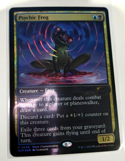 FOIL! MTG Psychic Frog Store Championship Promo! Magic The Gathering - Image 3