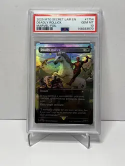 2025 Magic-Gathering #1754 Deadly Rollick Secret Lair Drop - Foil PSA 10 - Image 1