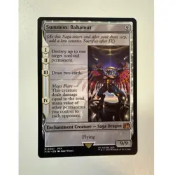 Summon: Bahamut FFX Enchantment Creature Final Fantasy EN MTG - Image 1
