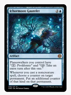 1x MTG Ichormoon Gauntlet - Phyrexia AWBO Mythic! NM Mint! - Image 1