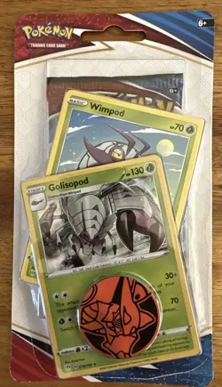 BRAND NEW Pokemon Sword & Shield Battle Styles Blister Pack Wimpod And Golisopod - Image 1