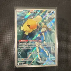Pokemon Misty's Psyduck 193/182 Destined Rivals Illustration Rare Holo Okacheke - Image 1