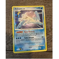 Pokemon Suicune 19/132 Secret Wonders Holo Rare Basic 70 HP English Card - Image 1
