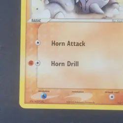 Pokemon TCG - Ryhorn 62/106 - Ex Emerald - LP - Common - Non-Holo - Common 2005 - Image 3