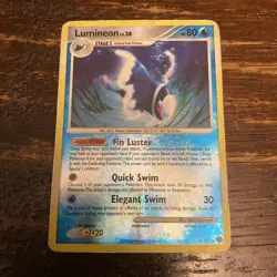 Lumineon Holo Pokemon Card 4/100 Stormfront - Image 1