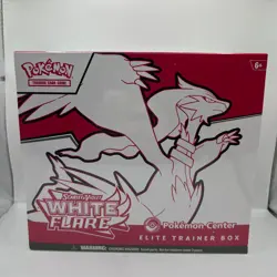 Pokemon Center Exclusive White Flare Elite Trainer Box ETB New Factory Sealed - Image 2