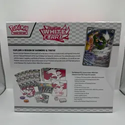 Pokemon Center Exclusive White Flare Elite Trainer Box ETB New Factory Sealed - Image 5