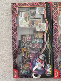 Pokemon Paldean Fates Great Tusk Iron Treads Ex Premium Collection - Lot Of 2 - Image 2