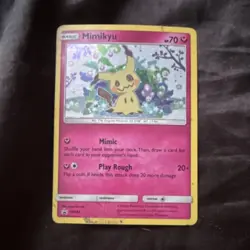 Pokemon Mimikyu SM163 SM Promo Holo Basic English Card by The Pokemon Company - Image 1