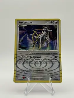 Pokemon TCG - Arceus Holographic Black Star Promo Card DP50 (Diamond & Pearl) MP - Image 2