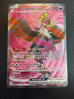 Pokemon TCG: Fezandipiti EX Shrouded Fab 084/064 (Ultra Rare) : NM or Better - Image 2