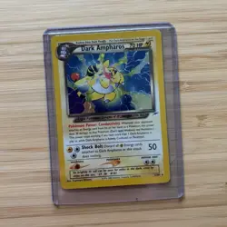Pokemon Dark Ampharos 1/105 Neo Destiny Holo Rare Unlimited English 2002 - Image 1