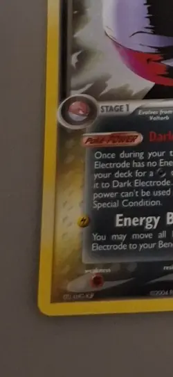 DARK ELECTRODE 4/109 2004 POKEMON TEAM ROCKET RETURNS HOLO - Image 4