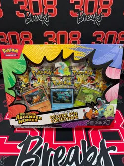 Pokemon TCG Ascended Heroes First Partners Deluxe Pin Collection 5 BOX LOT - Image 1