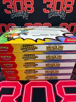 Pokemon TCG Ascended Heroes First Partners Deluxe Pin Collection 5 BOX LOT - Image 5