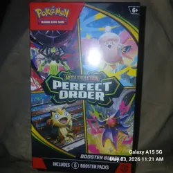 Pokemon TCG Perfect Order Mega Evolution Booster Bundle Box 6 Packs Sealed - Image 1