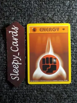 Fighting Energy 97/102 1st Edition Base Set Shadowless 1999 Pokemon LP - Image 1