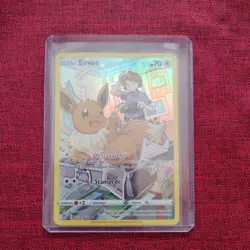 Pokemon Eevee TG11/TG30 Swsh09: Brilliant Stars Trainer Gallery Full Art Holo NM - Image 1