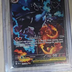 Mega Charizard X EX Pokemon TCG 125/094 Phantasmal Flames Special Rare Holo - Image 1